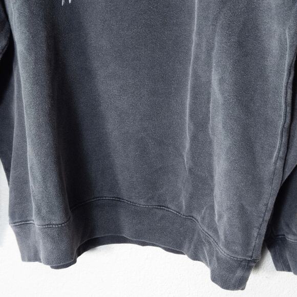 Anine Bing Spencer Spotted Leopard Sweatshirt Charcoal Size L Clean Fit - Picture 5 of 8